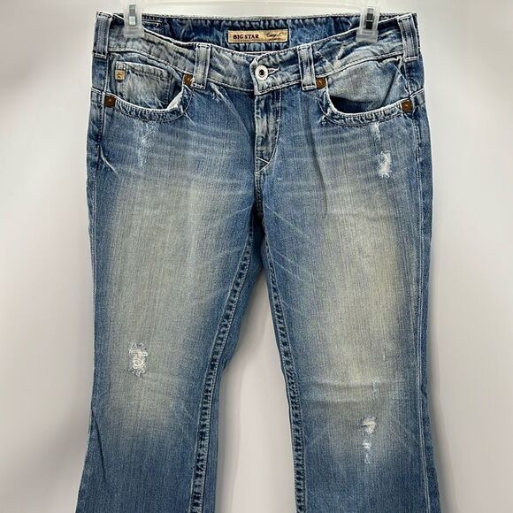 Big Star Casey K low rise fit size 30 short distressed - Picture 1 of 4